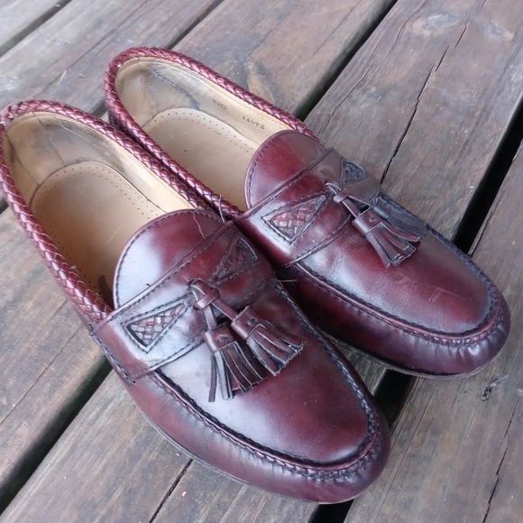 Allen Edmonds Maxfield Leather Dress Loafer Chili - Picture 1 of 9